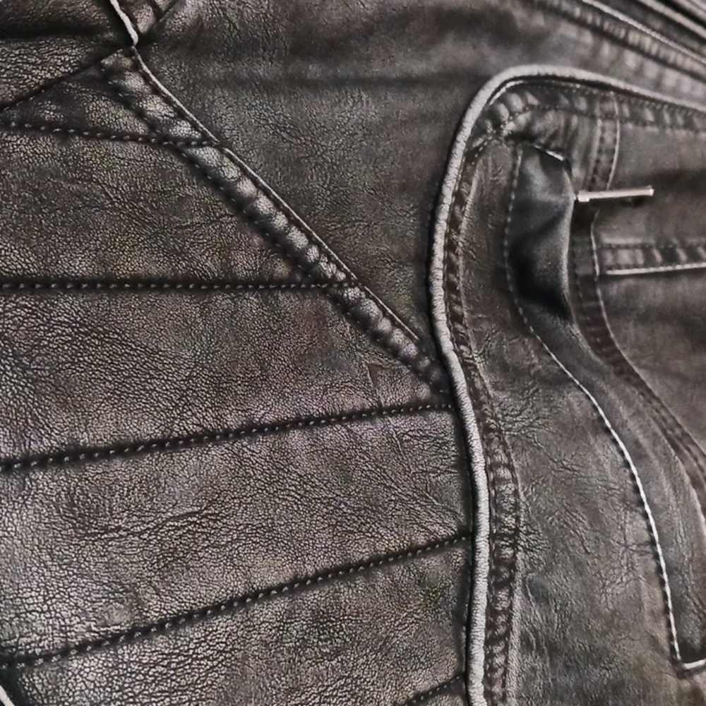 Ameri Mode Vegan Moto Jacket size XL - Picture 3 of 14